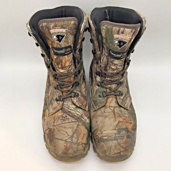 Herman Survivors 800g Thinsulate Boots Men's 8.5W Waterproof Camo Hunting Shoes - Picture 5 of 13